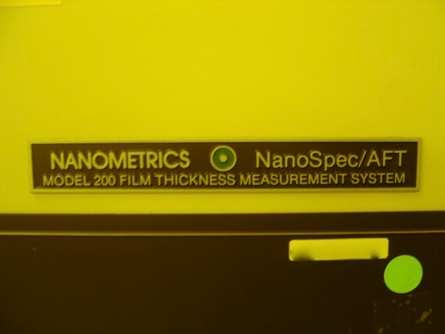 ONTO / NANOMETRICS / ACCENT / BIO-RAD NANOSPEC 200